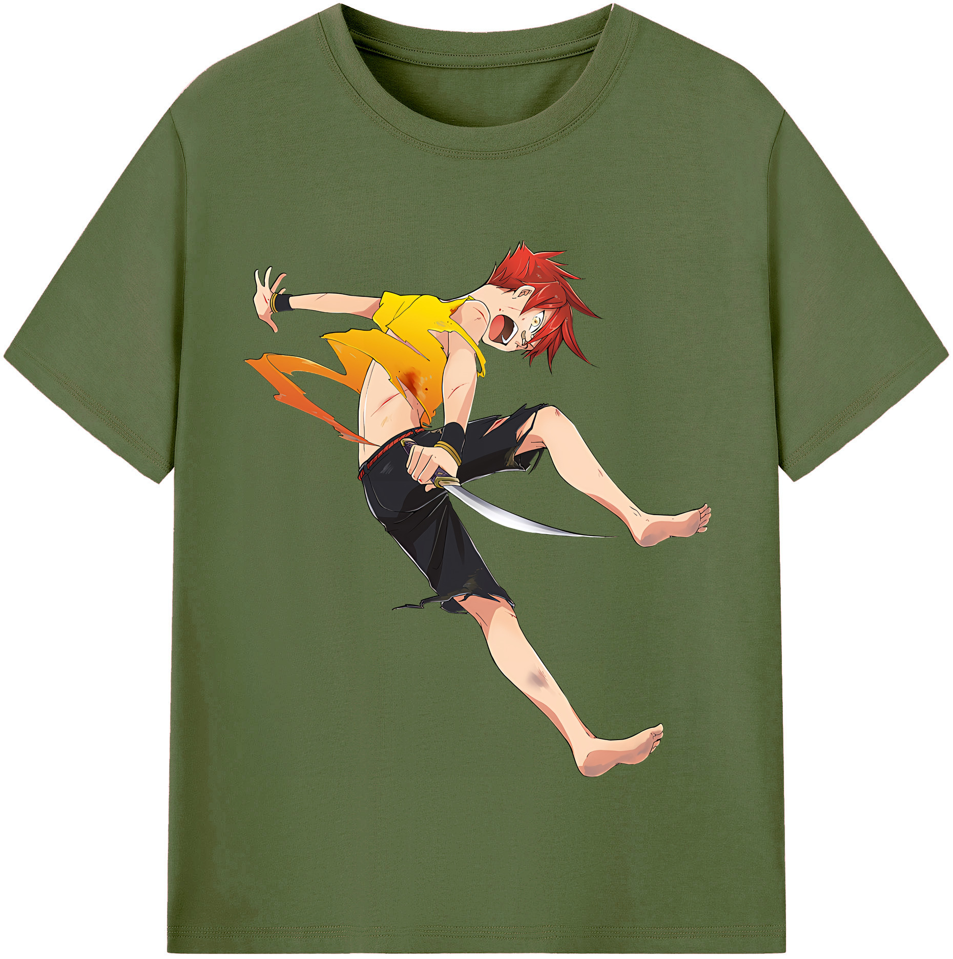 （画像用） 刀剣乱舞 Touken Ranbu 綿100％半袖Tシャツ（フロントプリント）
